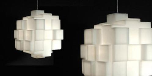 Dark witte design hanglamp, meerdere, Huis en Inrichting, Lampen | Hanglampen, Zo goed als nieuw, Kunststof, Metaal, Ophalen of Verzenden