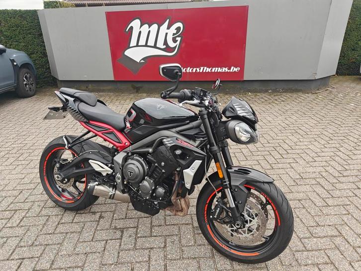 Triumph Street Triple R 765 '22 5dkm, Motoren, Motoren | Triumph, Bedrijf, Naked bike, meer dan 35 kW, 3 cilinders, Motorrijbewijs A