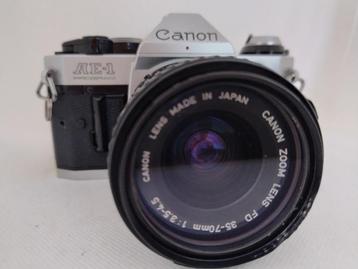 Canon AE1 Program met een Canon Zoom FD 35-70mm 1:3.5-4.5  beschikbaar voor biedingen
