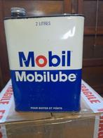 oude mobiele mobilube lege oliekan, Verzamelen, Merken en Reclamevoorwerpen, Verzenden, Gebruikt, Overige typen