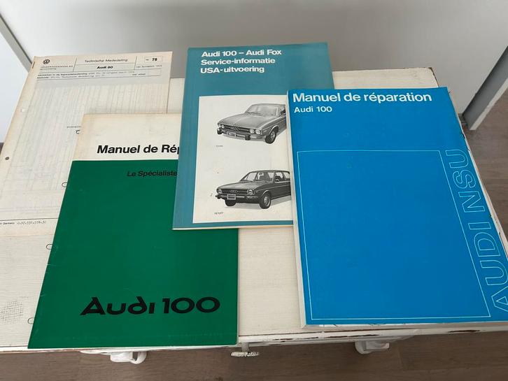 Audi 100 & Audi 80 Werkplaats Documentatie (Set), Boeken, Auto's | Boeken, Zo goed als nieuw, Audi, Ophalen