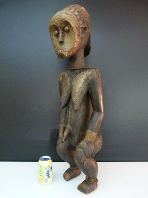 BYERI FANG Reliekschrijnhouder (Gabon) - zeldzaam stuk !, Antiek en Kunst, Curiosa en Brocante, Ophalen of Verzenden