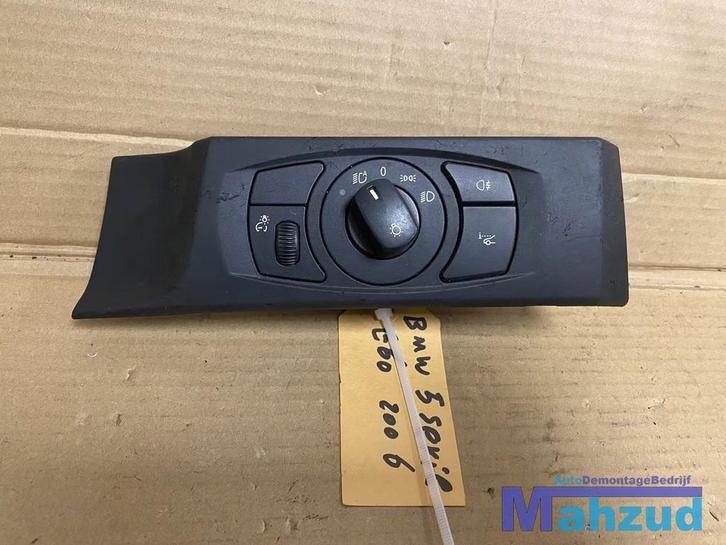 BMW 5 serie E60 Licht verlichting schakelaar 2001-2010 69537, Auto-onderdelen, Dashboard en Schakelaars, BMW, Gebruikt