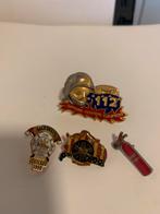 Lot van 4 retro pins van de Brandweer, Verzamelen, Ophalen of Verzenden, Zo goed als nieuw