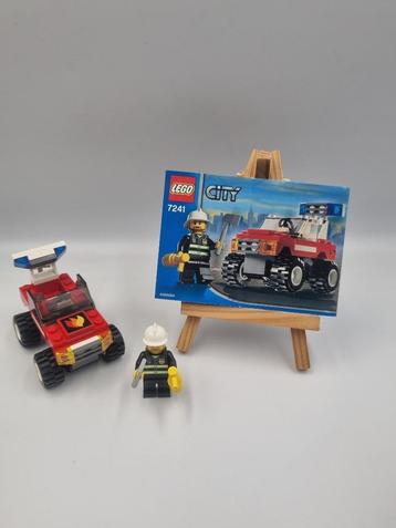 Lego City 7241 Fire Car