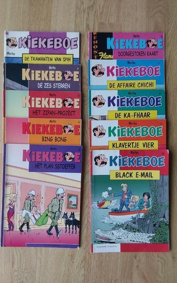 10 STRIPBOEKEN KIEHEBOE  beschikbaar voor biedingen