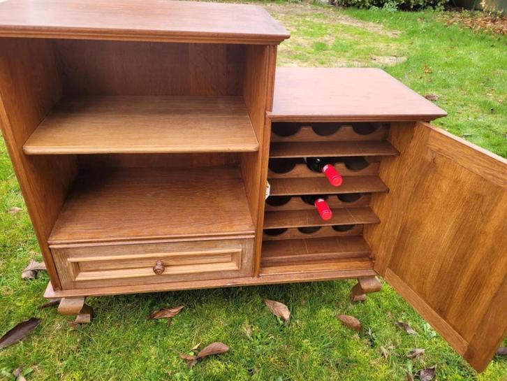 Houten authentieke wijnkast, Antiek en Kunst, Antiek | Meubels | Kasten, Ophalen