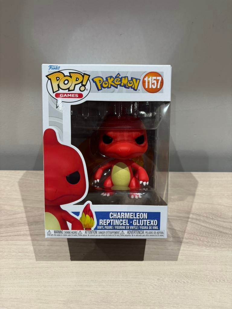 Figurine Funko Pop Pokémon en vinyle Charmeleon #1157, Enlèvement ou Envoi, Comme neuf