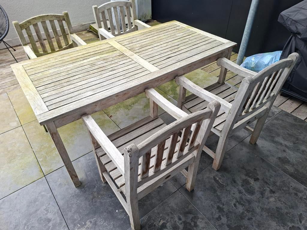 Tuinset teak, Tuin en Terras, Ophalen, Tuinset