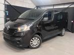 Renault Trafic 1.6D, Dubbel Cabine, bj2019, 93.000km,, Auto's, Stof, Euro 6, Zwart, Dealer onderhouden