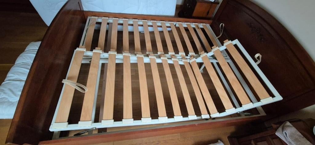 Sommier et matelas deux personnes, Maison & Meubles, Utilisé, Sommier, 200 cm, Deux personnes