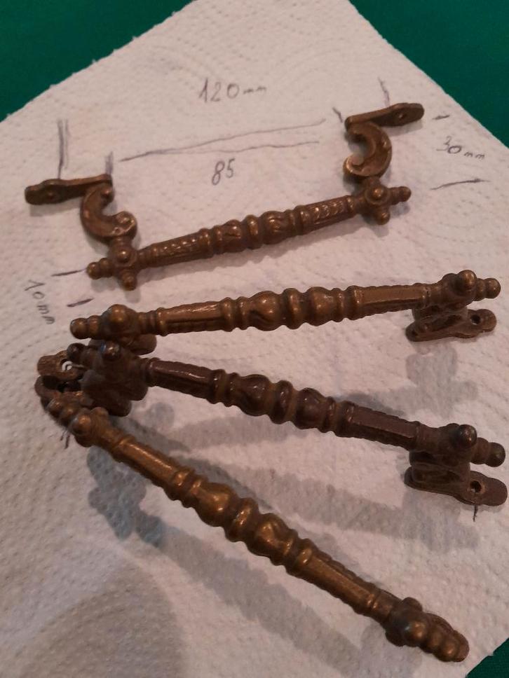 Anciennes poignées en laiton, Divers, Divers Autre, Utilisé, Enlèvement