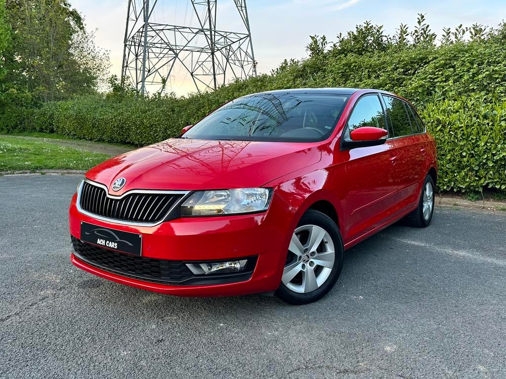 Skoda Rapid Automatique 1.0 Essence 2018 €6d 172.000km GPS, Rouge, Achat, Euro 6, Entreprise