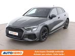 Audi A3 35 TFSI Mild-Hybrid S line (bj 2023, automaat), Auto's, Lichtsensor, Leder, 5 deurs, Zilver of Grijs