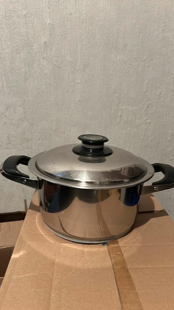 AMC potten met deksel, Maison & Meubles, Cuisine | Casseroles & Poêles, Utilisé, Ensemble de casseroles, Inox, Enlèvement