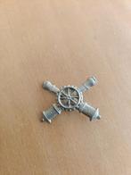 Insigne de chasseur d'artillerie ardennais en argent, Collections, Enlèvement ou Envoi