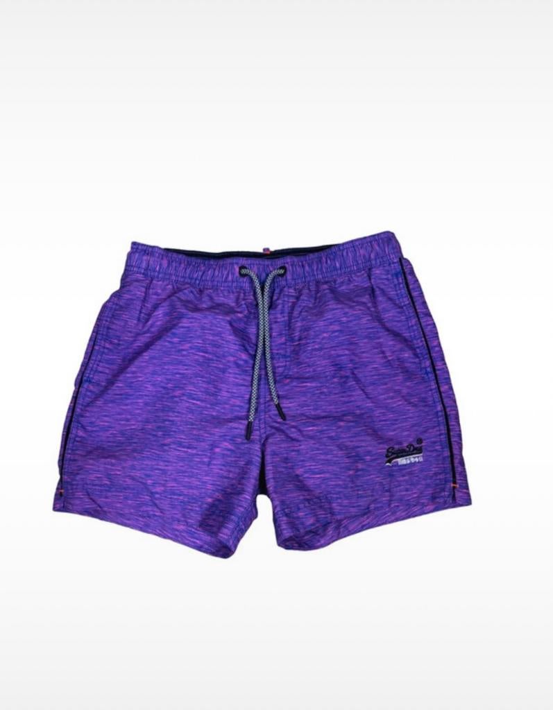 Zwemshort Superdry, Verzenden, Maat 46 (S) of kleiner, Paars, Zwemshort