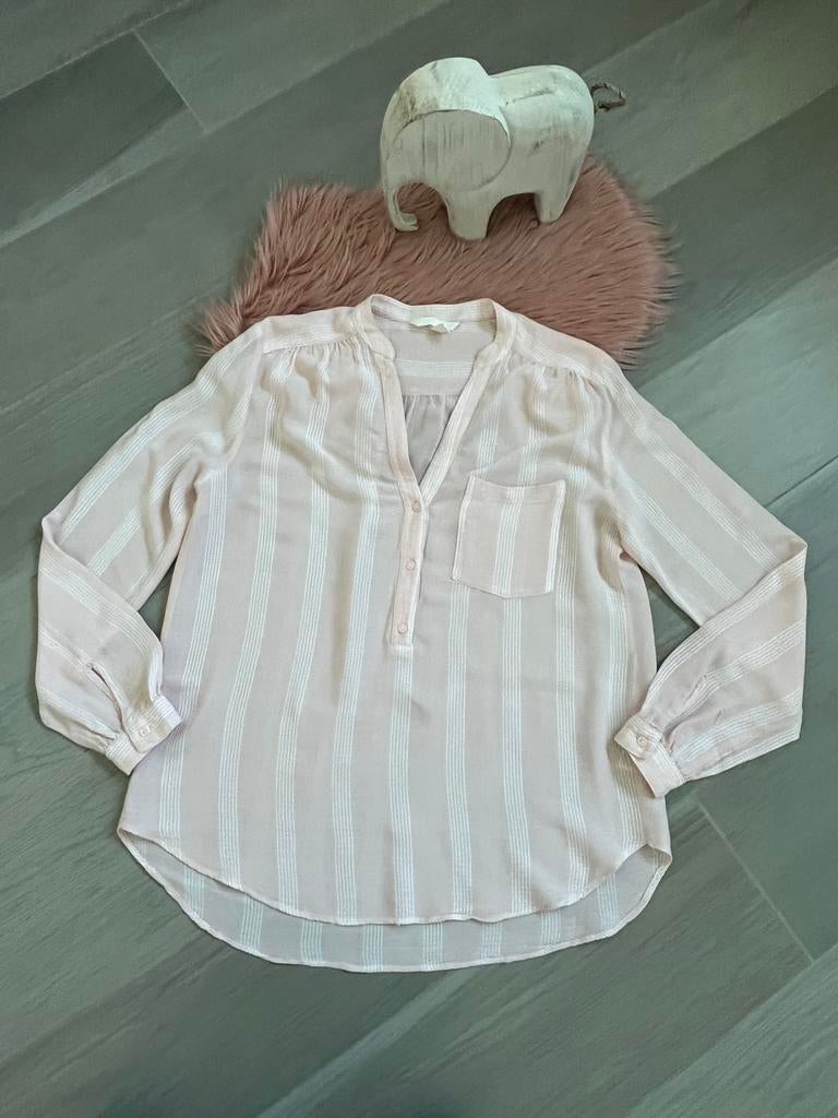 Lichtroze blouse, Kleding | Dames, Blouses en Tunieken, Ophalen of Verzenden, Zo goed als nieuw, Maat 38/40 (M)