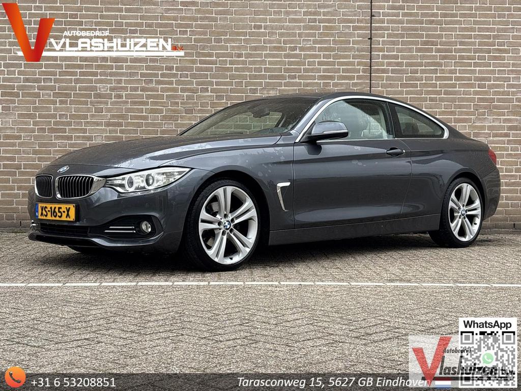 BMW 420 4-serie Coupé 420d Executive Automaat | Dakota Leder, Autos, BMW, Argent ou Gris, Achat, Entreprise, 124 g/km