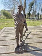 Bronzen beeld Art Deco F. Milliot, Ophalen of Verzenden