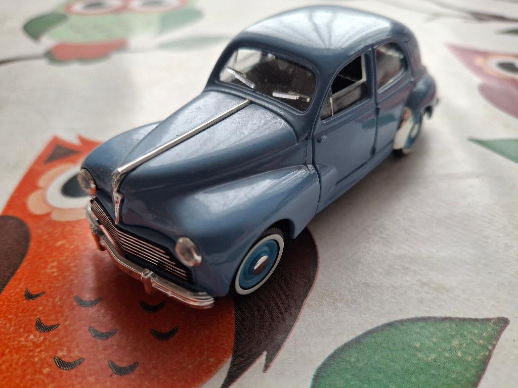Peugeot 203 1954 Blauwgrijs (Solido), Enlèvement ou Envoi, Neuf, Voiture, Solido