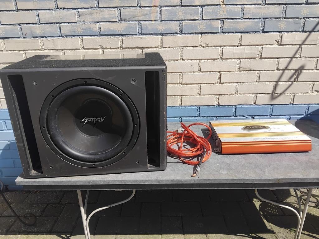 Subwoofer et amplificateur de voiture, Autos : Divers, Haut-parleurs voiture, Enlèvement