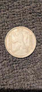 Très rare 1 franc belge zinc 1947 monnaie, Enlèvement ou Envoi, Autre