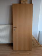 1 porte brune -Wr 82,7 cm - H 2 m 1 cm- Epaisseur 4 cm - 10€, Bricolage & Construction, Moins de 200 cm, Porte intérieure, Enlèvement