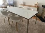 Table + 4 chaise salle a manger, Huis en Inrichting, Stoffering | Vloerbedekking, Ophalen, Zo goed als nieuw