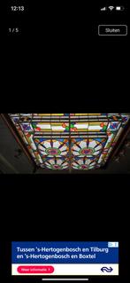 Glas in  lood lamo, Antiek en Kunst, Ophalen