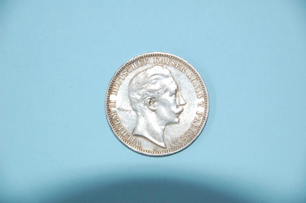 PRUSSE : 3 MARK 1911, Envoi, Allemagne, Monnaie en vrac, Argent