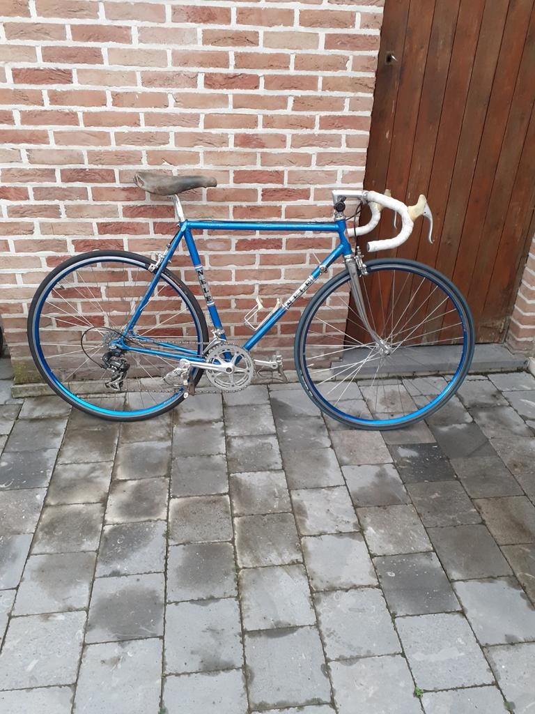Retrokoersfiets  met campagnolo record wielen, Ophalen