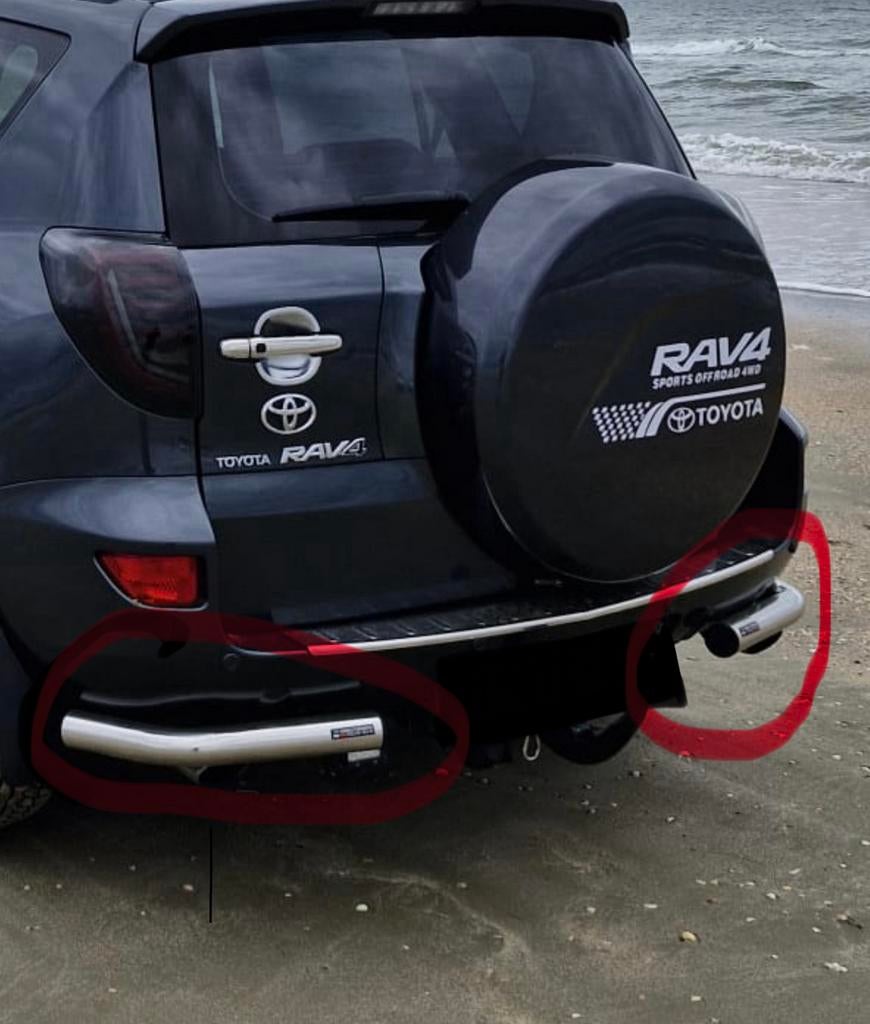 Toyota rav4 bullbar  achterzijde, Ophalen, Gebruikt, Toyota, Achter