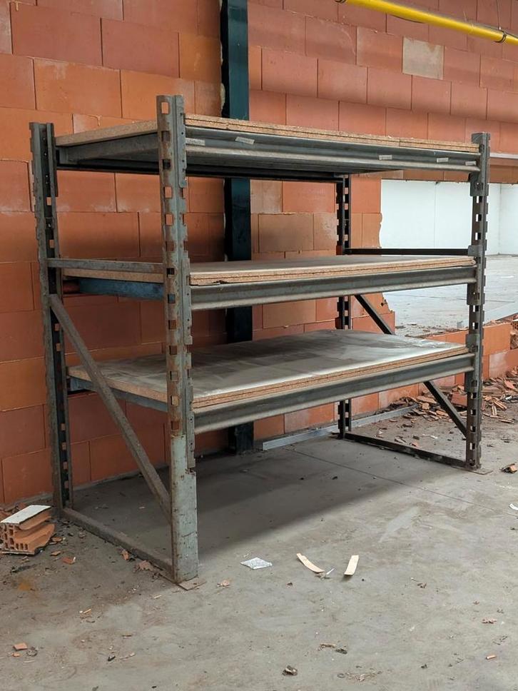 Étagère à palettes industrielle/étagère d'entrepôt /6 pièces, Bricolage & Construction, Échafaudages, Enlèvement