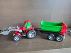BRUDER traktor met kiep kar, Hobby en Vrije tijd, Ophalen of Verzenden