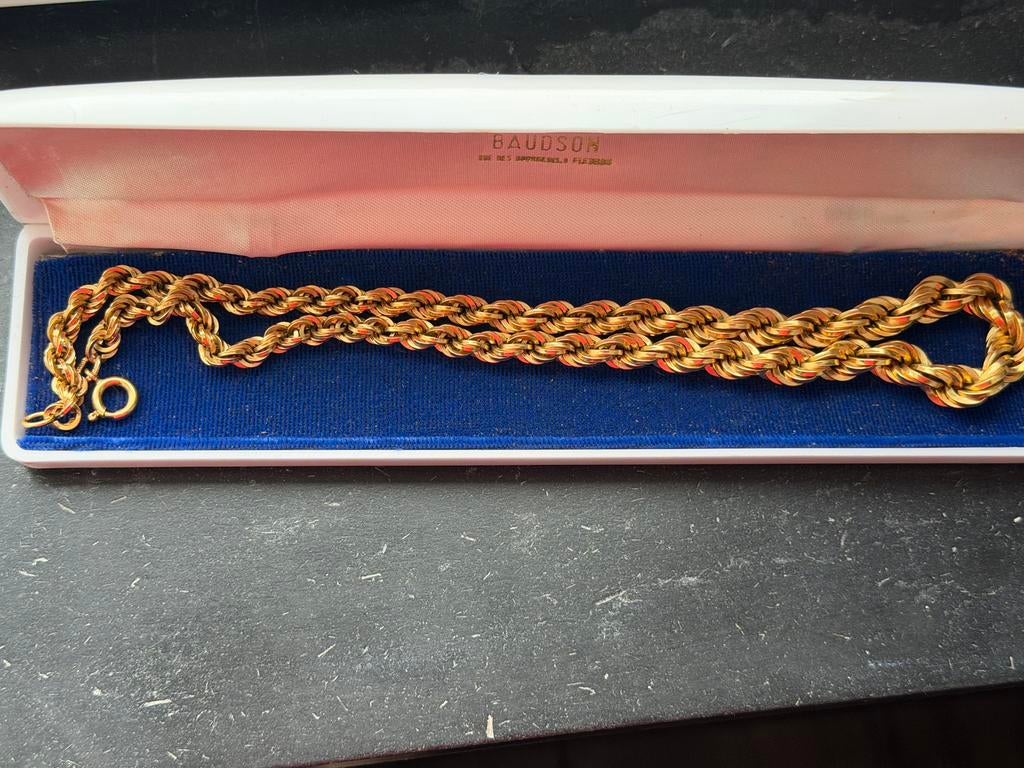 Collier en or, Bijoux, Sacs & Beauté, Colliers, Enlèvement, Comme neuf, Or