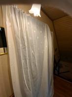 Rideau sur tringle de 150 cm. A DONNER !!!, 100 à 150 cm, Utilisé, Crème, 150 à 200 cm