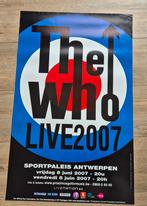 Affiche du concert The Who 2007 Sportpaleis Antwerp, Enlèvement ou Envoi, Comme neuf, Musique