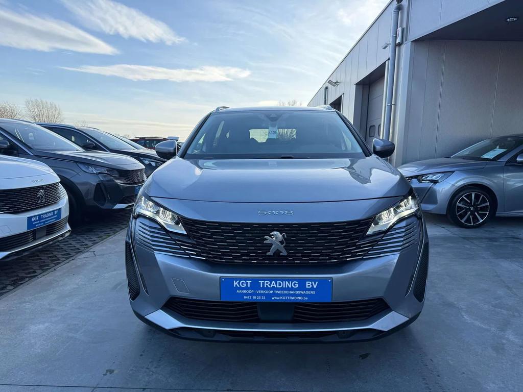 Peugeot 5008 1.2i 130PK 7 ZETELS FACELIFT FULL LED CAMERA LE, 116 g/km, 7 zetels, Leder, Handgeschakeld