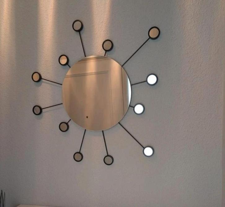 Vintage figgjo-spiegel, Huis en Inrichting, Woonaccessoires | Spiegels, Zo goed als nieuw, Ophalen