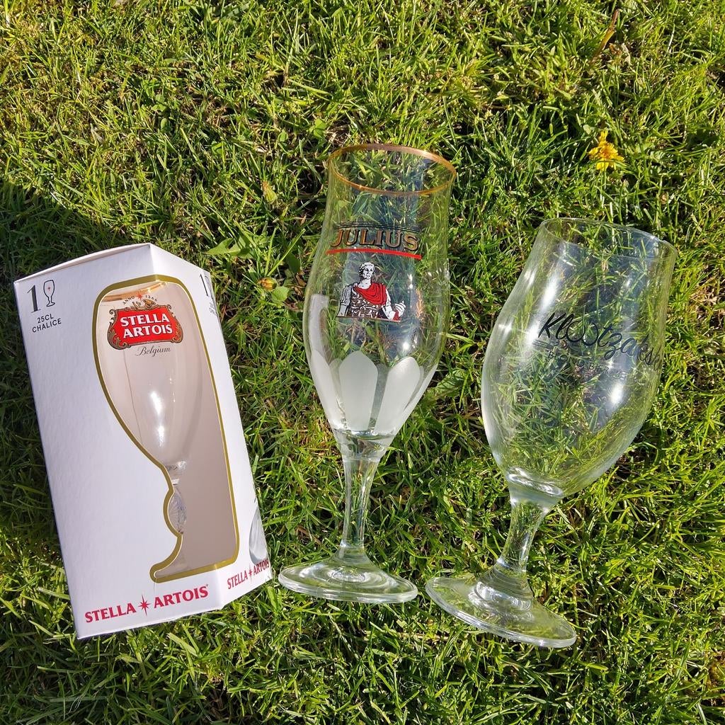 Bierglazen, Verzamelen, Glas en Drinkglazen, Ophalen of Verzenden