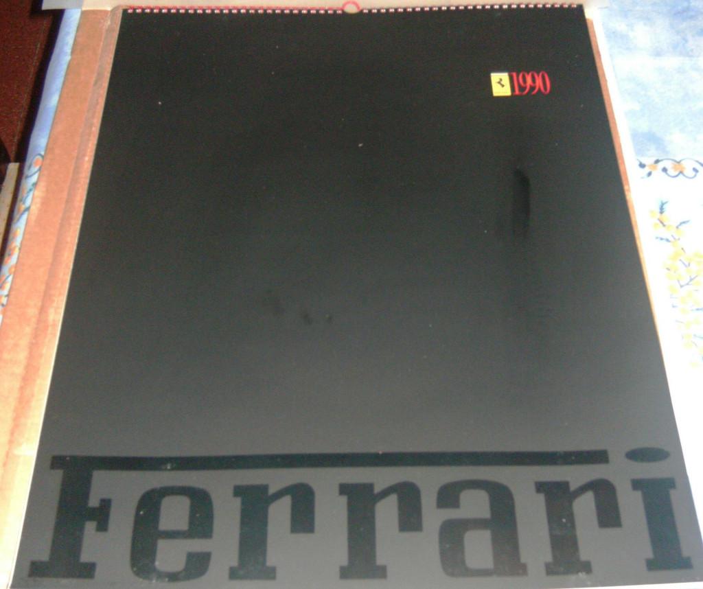 Calendrier FERRARI 1990 - Numéroté - Comme NEUF, Auto's, Ferrari, Particulier, Overige modellen, Overige carrosserie, Ophalen