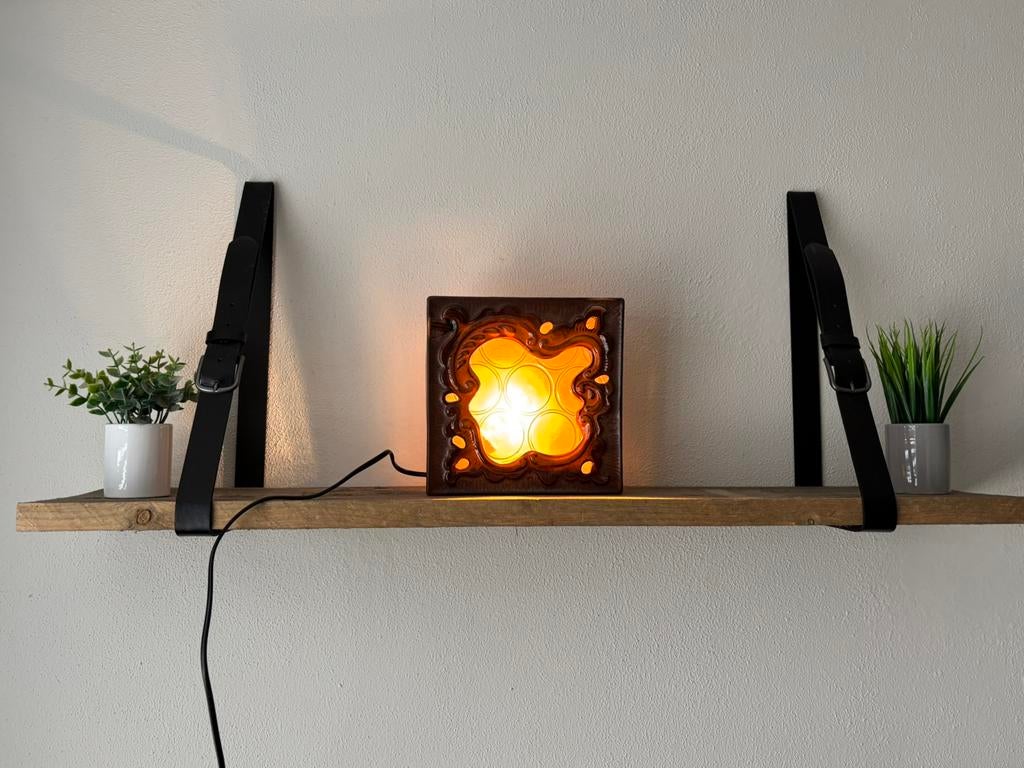 Zeldzame vintage Pan Leuchten wandlamp Fat Lava jaren '60, Huis en Inrichting, Lampen | Losse lampen, Gebruikt, Ophalen of Verzenden