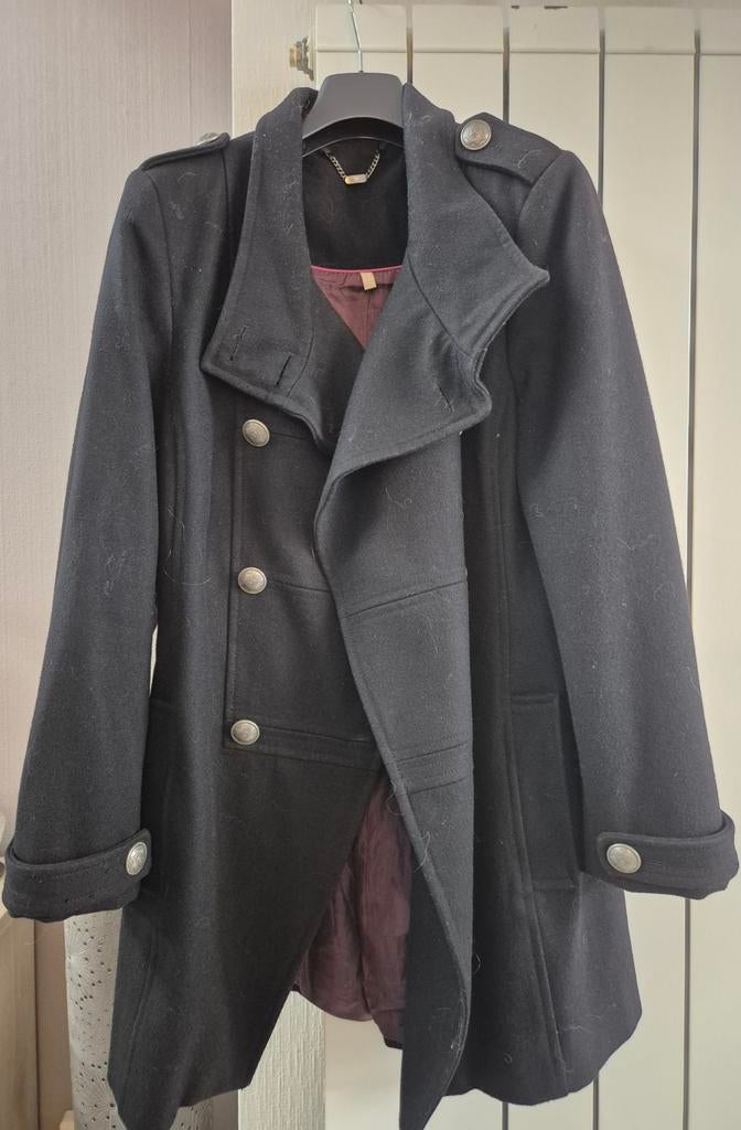 Geklede zwarte jas, Ophalen, WE, Zwart, Maat 42/44 (L)