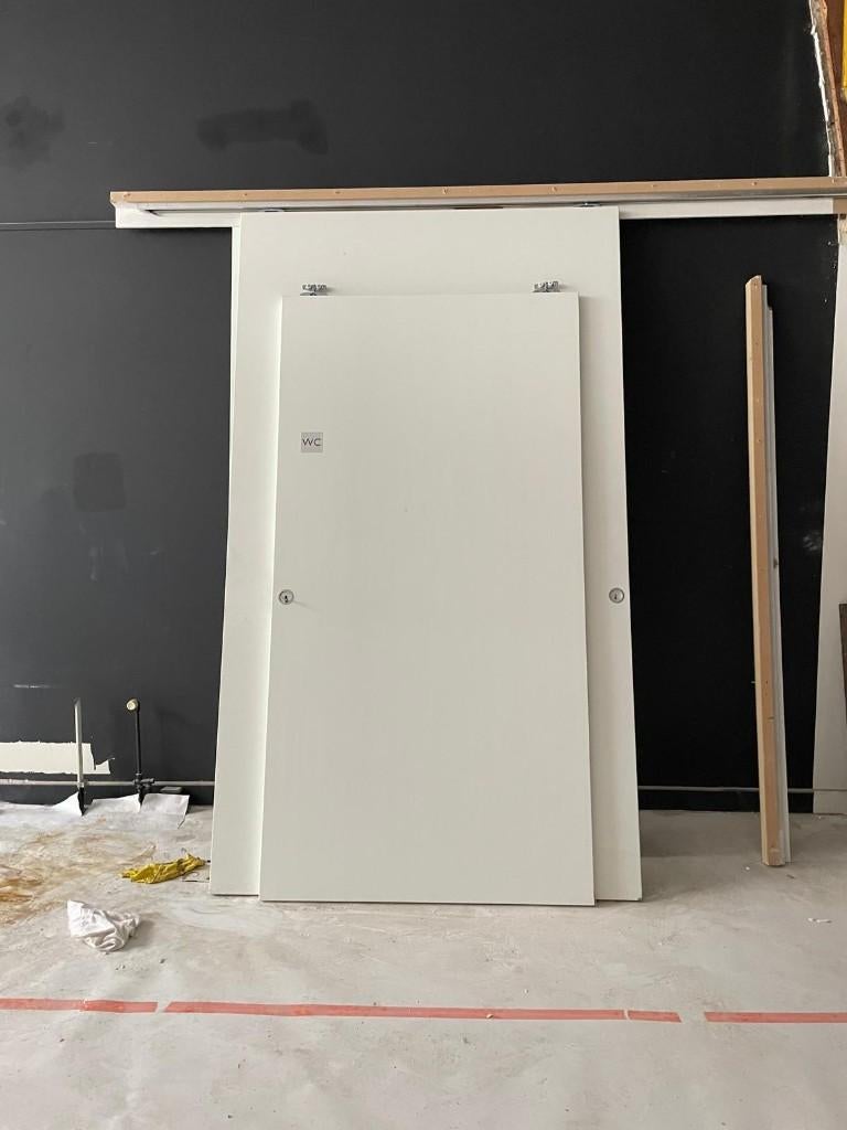 Grandes portes coulissantes en bon état dès que possible, Bricolage & Construction, 75 à 150 cm, Comme neuf, Baie vitrée coulissante