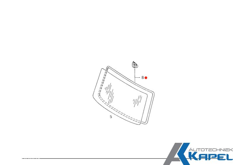 Voor ruit rubber Mercedes  Vario T2/LN1, Autos : Pièces & Accessoires, Carrosserie & Tôlerie, Neuf