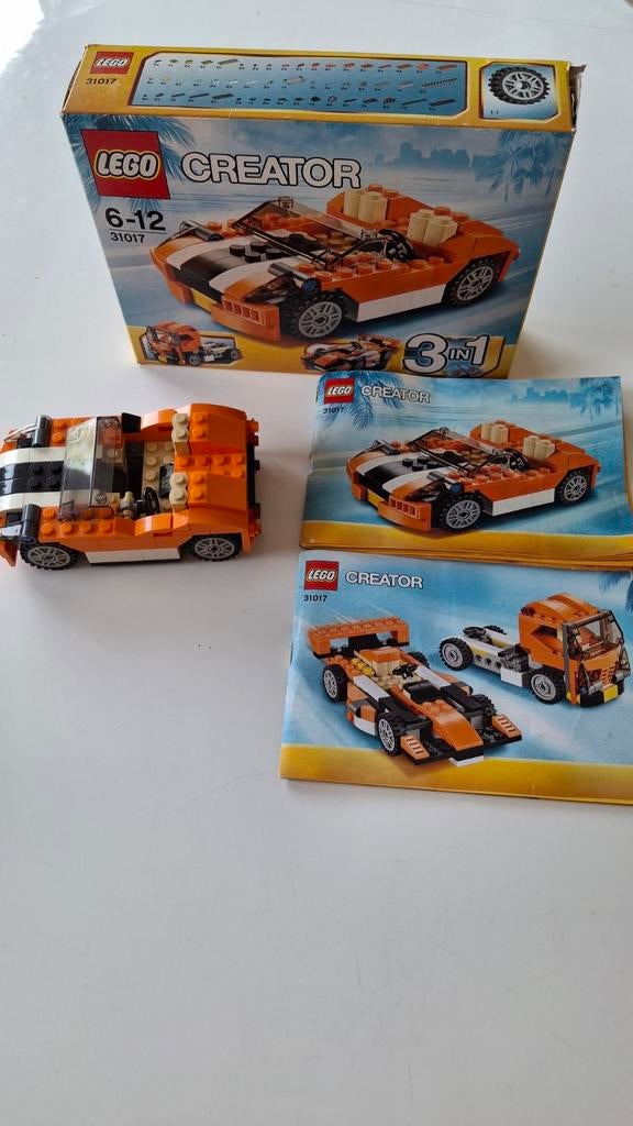Lego creator set 31017, Kinderen en Baby's, Speelgoed | Duplo en Lego, Lego, Ophalen of Verzenden, Zo goed als nieuw, Compleet