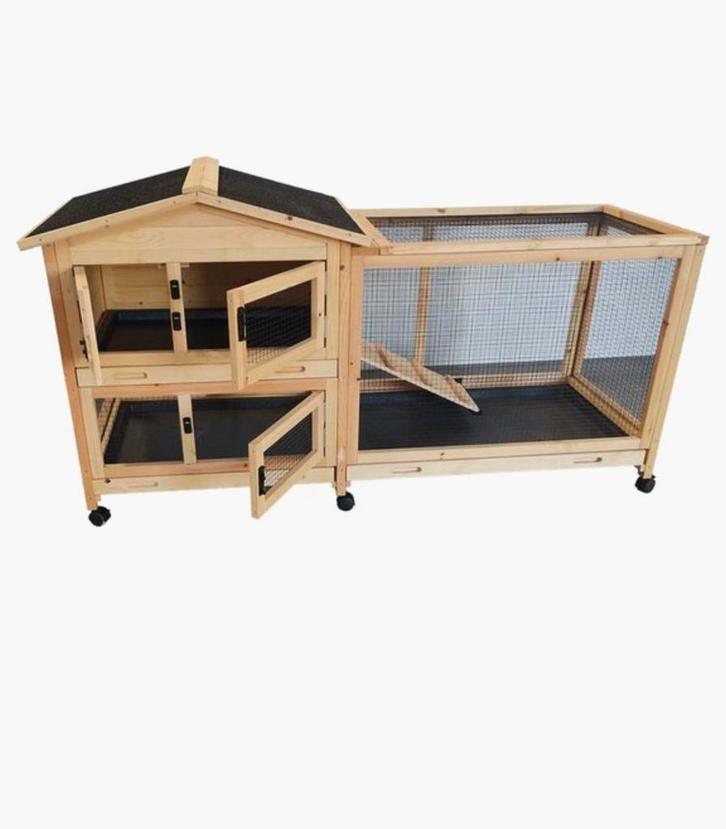 Hok voor knaag dieren woodland, Dieren en Toebehoren, Knaagdieren en Konijnen | Hokken en Kooien, Gebruikt, Hok, 60 tot 90 cm