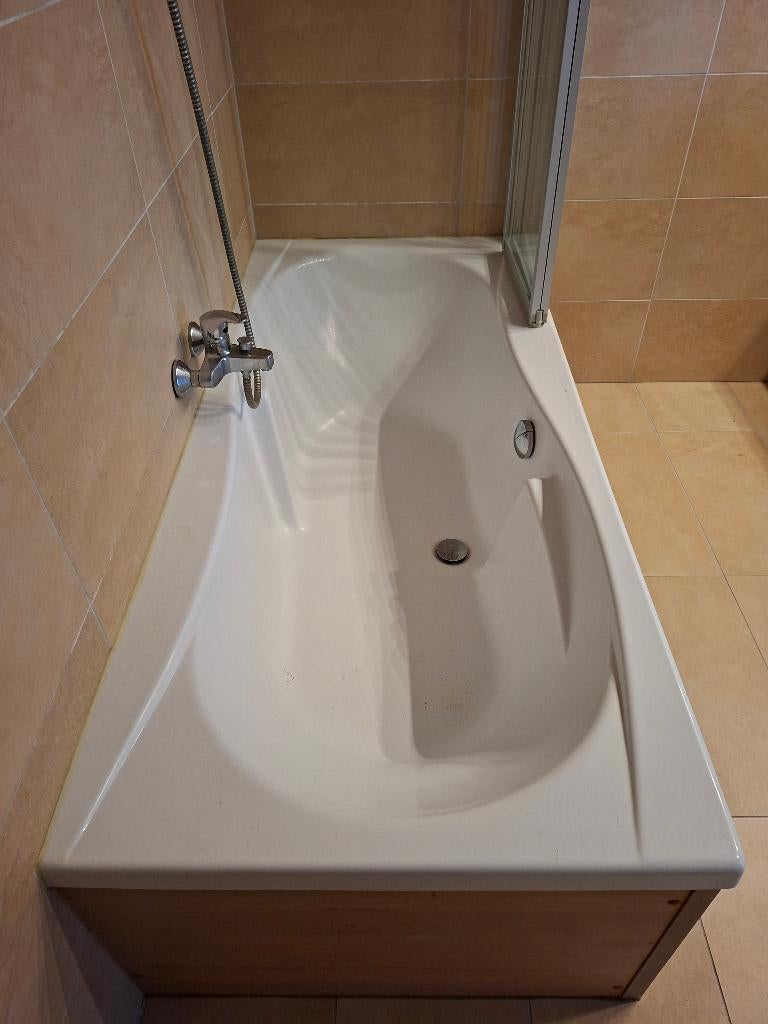 Inbouw ligbad (80 x 180 cm), Bricolage & Construction, Sanitaire, Enlèvement, Utilisé, Baignoire