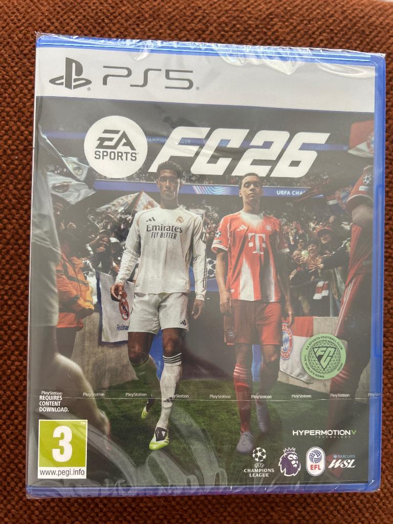 Fc26 sur ps5, Games en Spelcomputers, Games | Sony PlayStation 5, Nieuw, Sport, 1 speler, Vanaf 3 jaar, Ophalen